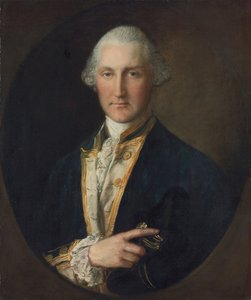 ウィリアム・キャンベル卿、MP議員の肖像 作： Thomas Gainsborough