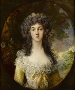 チャールズハチェット夫人の肖像 作： Thomas Gainsborough