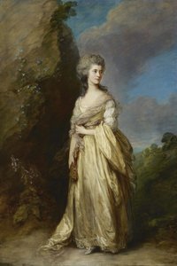 ピーターウィリアムベイカー夫人の肖像 作： Thomas Gainsborough