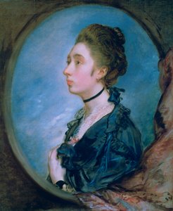 アーティストの娘マーガレット、c1772 作： Thomas Gainsborough