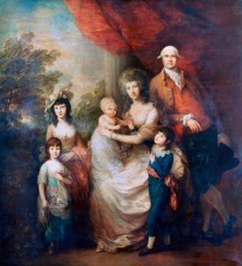 ベイリー家、c1784 作： Thomas Gainsborough