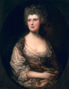 本。アン・フェイン、1782年頃 作： Thomas Gainsborough