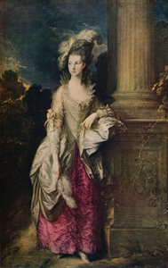 グラハム夫人、1775-1777 作： Thomas Gainsborough