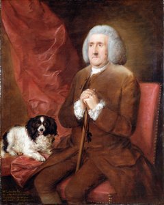 ウィリアム・ラウンズ（1652-1724）、陛下の大蔵府裁判所の監査人 作： Thomas Gainsborough