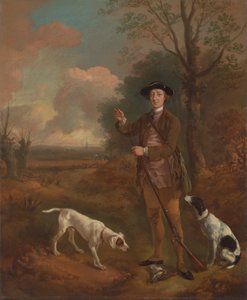 サフォーク州タニントンのジョン・デイド少佐 作： Thomas Gainsborough RA