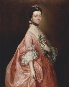 メアリー・リトル、後のレディ・カー 作： Thomas Gainsborough RA