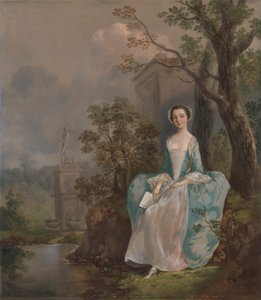 女性の肖像 作： Thomas Gainsborough RA