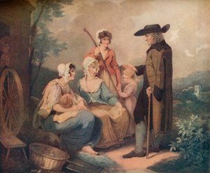 コテージドア、c1791