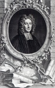 サミュエルクラーク、ヤコブスウーブラーケンによって彫刻、c.1737-48 作： Thomas Gibson