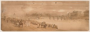 パリで最も美しい20の景色のセレクション、1802年。 作： Thomas Girtin