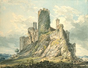 コンウェイ城、1793年頃 作： Thomas Girtin