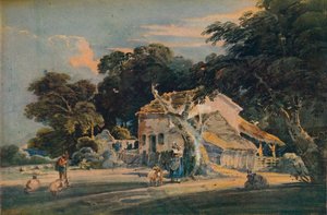 デボンシャーファーム、c1798 作： Thomas Girtin