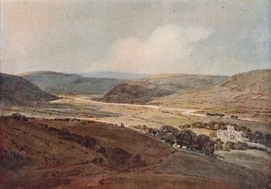 エアの谷、c1800 作： Thomas Girtin