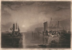 マーゲートでの日の出、ホワイティング釣り 作： Thomas Goff Lupton