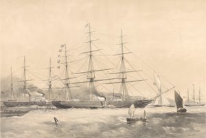 クリッパー船「ションバーグ」（1855年） 作： Thomas Goldsworth Dutton