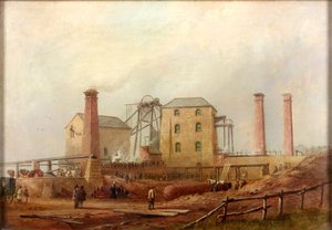 災害後のハートリー炭鉱、1869 作： Thomas H. Hair