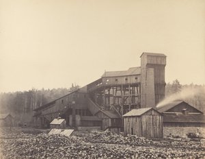 ギブソンのブレーカー、ラッシュデール、ペンシルベニア、1860 年代。 作： Thomas H. Johnson