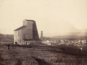 フォン コウノトリ シャフト、デル。 & Hudson Canal Co., c. 1863-1865。 作： Thomas H. Johnson