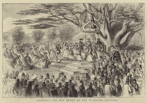 ワイマリングフェスティバルで5月の女王を戴冠 作： Thomas Harrington Wilson