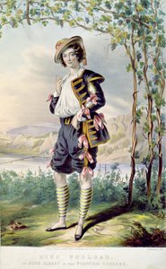 1847年にD.ファブロニウスによって彫刻された「ファントムダンサー」のアルバート公のウールガーさん 作： Thomas Harrington Wilson