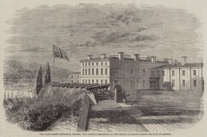 国会議事堂、ケベック、ケベックでの滞在中のプリンスオブウェールズの公邸 作： Thomas Harrington Wilson