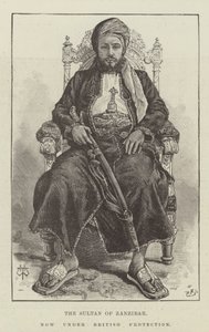 ザンジバルのスルタン、現在イギリスの保護下にある 作： Thomas Harrington Wilson