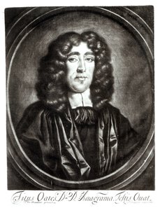R.トンプソンによって刻まれたタイタスオーツ（1649-1705）の肖像 作： Thomas Hawker