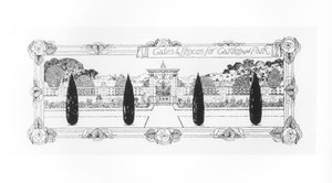 「庭作りのアートとクラフト」の1900年に出版された、庭と公園のゲートとフェンス 作： Thomas Hayton Mawson
