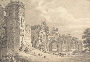 As Ruínas do Colégio de Lincluden, perto de Dumfries 作： Thomas Hearne