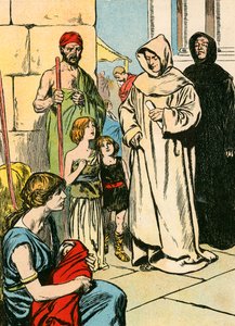 ローマの英国人捕虜（カラーリトグラフ）