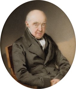 サミュエル・ロジャースの肖像、1822-74年頃（キャンバスに油彩） 作： Thomas Heathfield Carrick