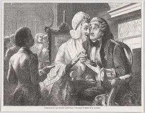スキャンダル、イラストレイテッド ロンドン ニュース、1851 年 2 月 15 日、1851 年 2 月 15 日。 作： Thomas Heaviside