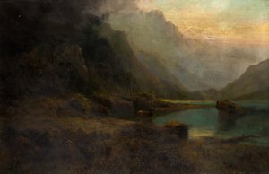 クワガタのハイランドロッホ 作： Thomas Henry Gibb