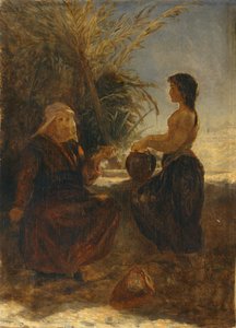 キリストとサマリアの女」1854～1915年 作： Thomas Henry Thomas