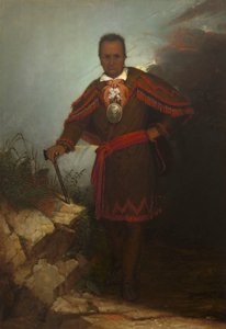レッド ジャケット サゴエワサ、1868 年。 作： Thomas Hicks