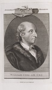 ウィリアム・コックスの肖像 1748～1828年、1786年。 作： Thomas Holloway