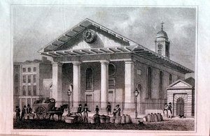 コヴェント・ガーデンのセント・ポールは、この画家による『メトロポリタン・インプルーブメント』の挿絵で、1827年に出版された。1827年に描かれたもの 作： Thomas Hosmer (after) Shepherd