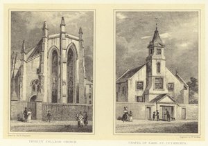 トリニティ・カレッジ教会；Chapel of Ease, St Cuthberts (彫刻) 作： Thomas Hosmer (after) Shepherd