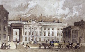 新しいロイヤルミントの現代的な彫刻、c.1830（手彩色の彫刻） 作： Thomas Hosmer Shepherd