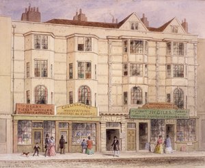 アルダーズゲート ストリート、ロンドン、1851 年 作： Thomas Hosmer Shepherd