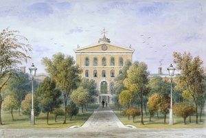 Tothill Fields の Bridewell 刑務所、ウェストミンスター、ロンドン、c1850 作： Thomas Hosmer Shepherd