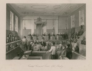 中央刑事裁判所、オールドベイリー 作： Thomas Hosmer Shepherd