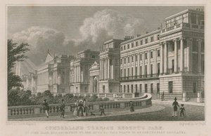 カンバーランドテラス、リージェンツパーク、ロンドン 作： Thomas Hosmer Shepherd