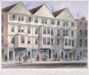Fetter Lane、ロンドン市、1855 作： Thomas Hosmer Shepherd