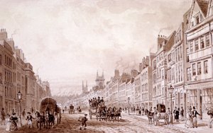 ホルボーン、ロンドン、c1830 作： Thomas Hosmer Shepherd