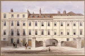 リンカーンズ イン フィールズ、ホルボーン、ロンドン、c1835 作： Thomas Hosmer Shepherd