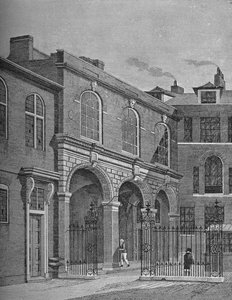 ロンドン市ソルターズホール、1822年1911年 作： Thomas Hosmer Shepherd