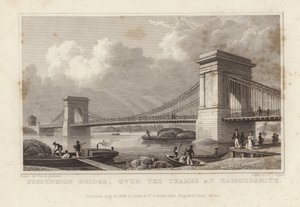 吊り橋 作： Thomas Hosmer Shepherd