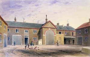 シティグリーンヤード、1855 作： Thomas Hosmer Shepherd