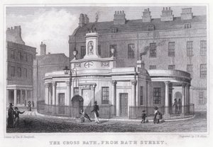 The Cross Bath, from Bath Street (e.g. engraving) 作： Thomas Hosmer Shepherd